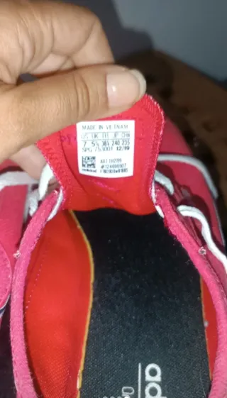 Zapatillas Adidas Rojas y Blancas