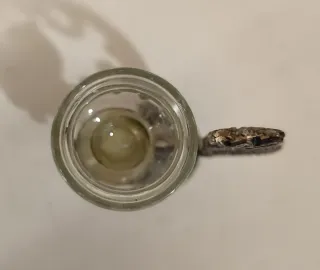 Portacandele Metallo Argentato Stile Neoclassico