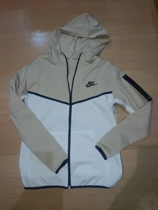 Chándal Nike Beige y Blanco Talla S