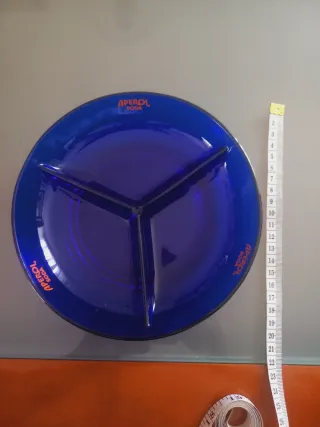 Piatto vintage tris snack Aperol