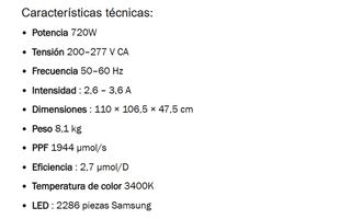 LED 720W ORION + UV/IR AGROLIGHT EN PROMOCION