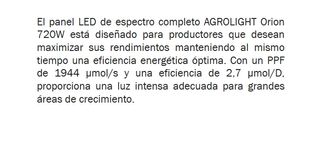 LED 720W ORION + UV/IR AGROLIGHT EN PROMOCION