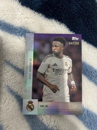 Carta Topps Vini Jr. Real Madrid CF 047/250