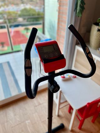 Bicicleta Estática Roja