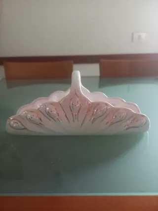 Set 2 soprammobili vintage ceramica