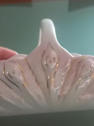 Set 2 soprammobili vintage ceramica