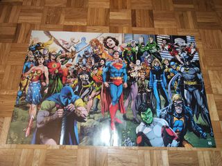 Póster DC Superhéroes 90x60cm NUEVO