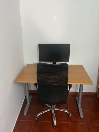 Mesa Escritorio Oficina Madera y Metal