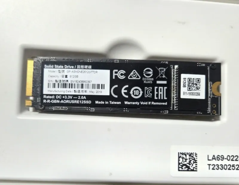 Disco Duro M.2 Gigabyte Aorus RGB 512GB afbeelding 2