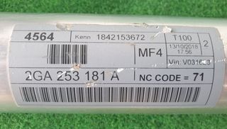 Tubo 2ga253181a 5q6253611bt volkswagen t-roc 94050