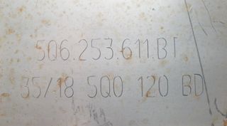 Tubo 2ga253181a 5q6253611bt volkswagen t-roc 94050