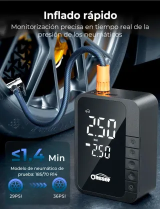 Compresor Aire Portátil 6000mAh