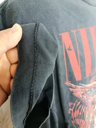 Camiseta Nirvana In Utero Vintage Giant Tag