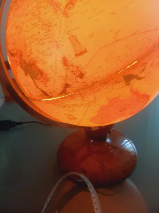 Grande mappamondo lampada