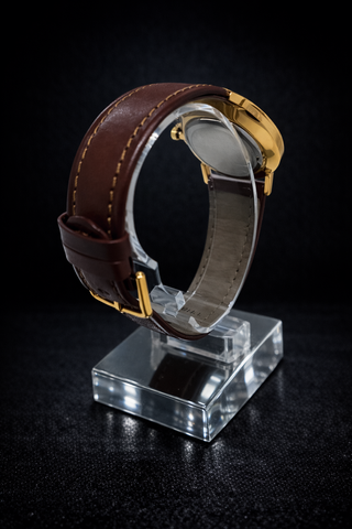 Reloj clásico dorado Quartz Elegante y atemporal