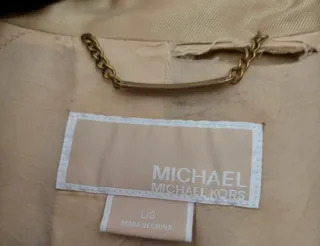 Chaqueta Michael Kors dorada