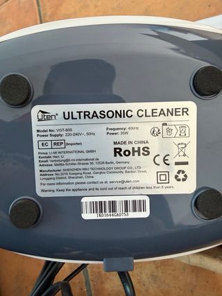 Limpiador Ultrasónico Digital