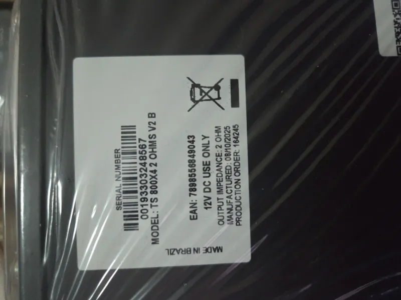 Amplificador Taramps TS800X4  2ohm afbeelding 2