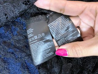 Vestido encaje negro Talla XS/M