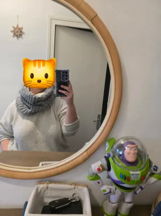 Bufanda de lana con borrego dentro