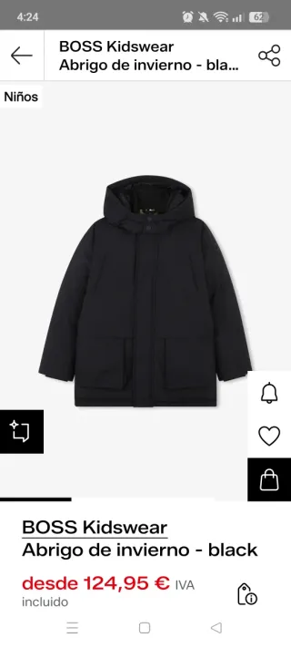 Parka Niños mango kids talla 13/14