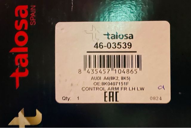 Brazo Suspensión Delantero Izq CBA50