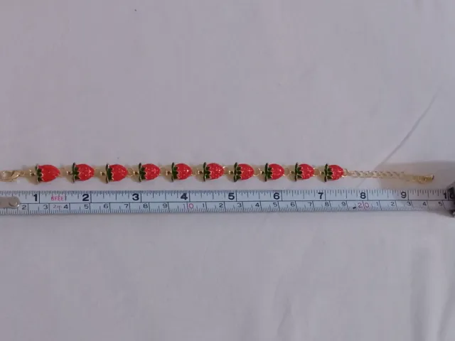 Set Orecchini Anello Bracciale Fragola