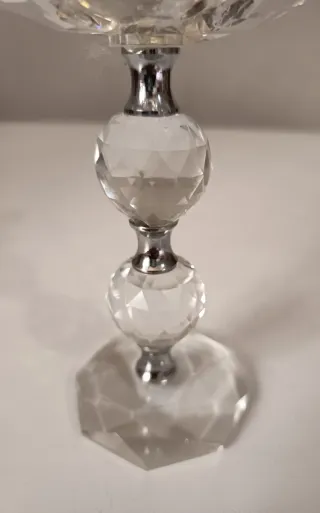 Elegante soprammobile cristallo fiore di Loto