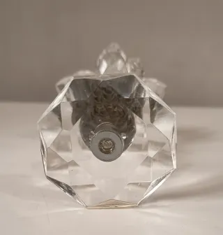 Elegante soprammobile cristallo fiore di Loto