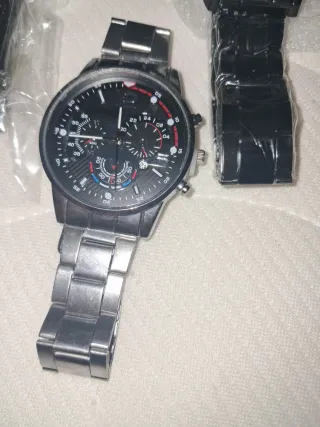 Reloj Geneva Negro y Dorado