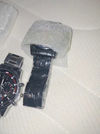 Reloj Geneva Negro y Dorado