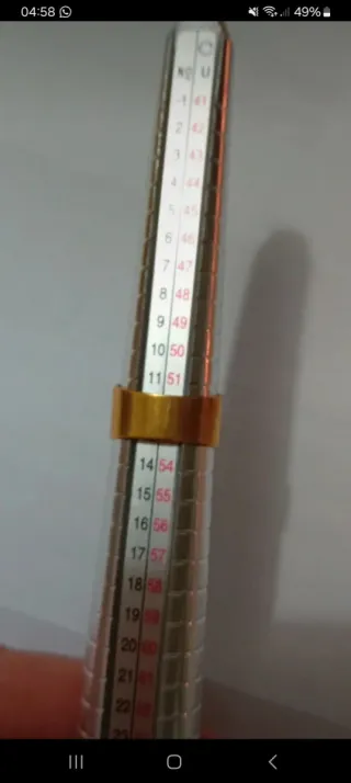 Anello con pietra di luna  in ottone