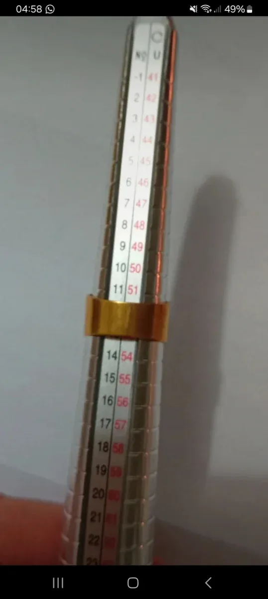 Anello con pietra di luna  in ottone