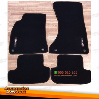 ALFOMBRILLAS S-line 2007- CON RIBETE NEGRO