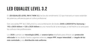 LED 740W LEVEL RW II 3.2 EQUALIZE EN PROMOCION