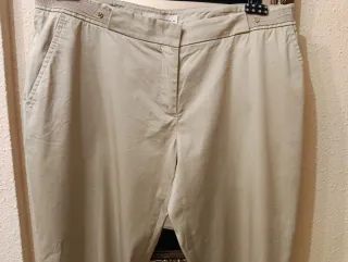 Pantalón Purificación García Talla 44 Beige