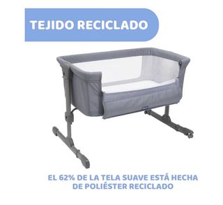 Cuna colecho bebé Chicco gris
