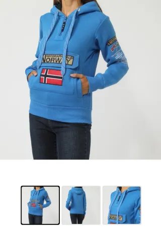 Sudadera Geographical Norway Azul