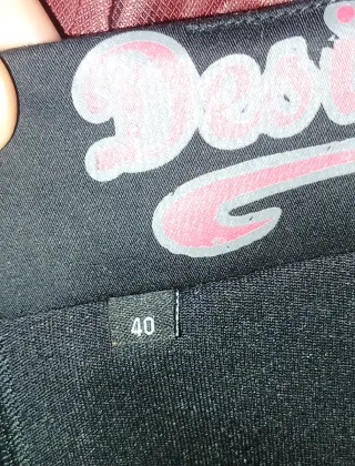 Vestido Desigual Negro y Rojo  nuevo sin etiqueta