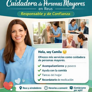 “Cuidadora de personas mayores y niños”