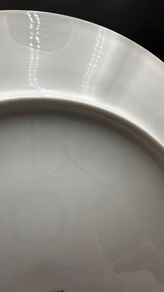 Piatto Limoges Marchand de Verres Vintage