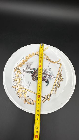 Piatto Limoges Marchand de Verres Vintage