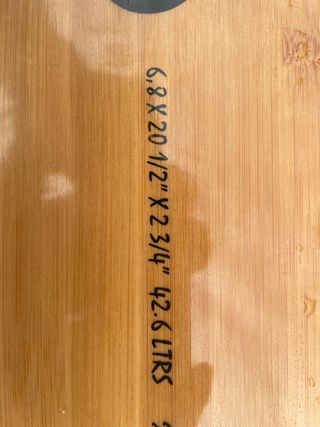 Tabla Surf Madera 6'8