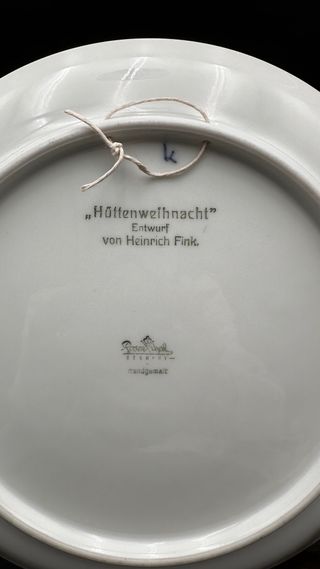 Piatto Rosenthal Weihnachten 1928