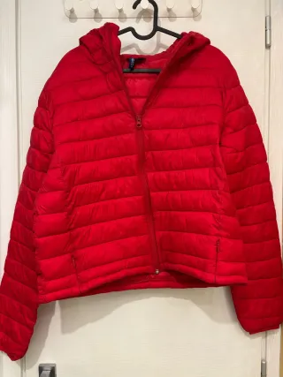 Piumino leggero 100 grammi donna rosso