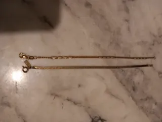 Conjunto 2 Pulseras Chapado Oro