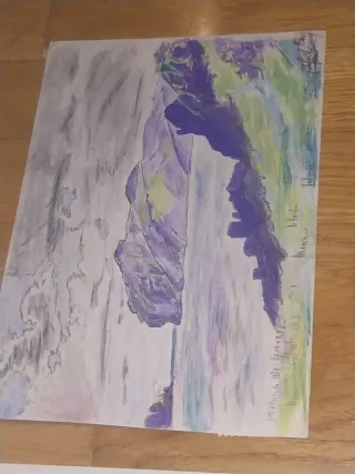 Lote de pinturas, acuarelas y dibujos