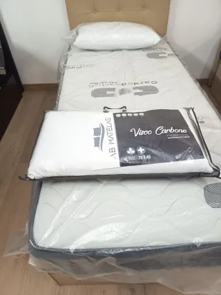 Canapé abatible y colchón