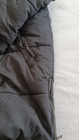 Cappotto per bambina marrone e nero, taglia 7-8