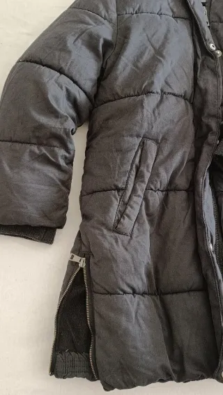 Cappotto per bambina marrone e nero, taglia 7-8